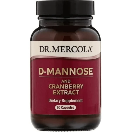 Поддержка почек с клюквой Dr. Mercola D-Mannose and Cranberry, 60 капсул: цены и характеристики