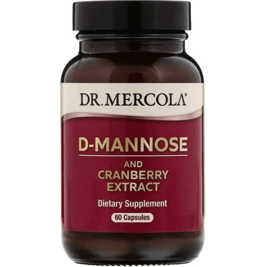 Поддержка почек с клюквой Dr. Mercola D-Mannose and Cranberry, 60 капсул: цены и характеристики