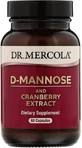 Поддержка почек с клюквой Dr. Mercola D-Mannose and Cranberry, 60 капсул