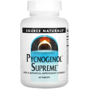 Пикногенол Сьюприм Source Naturals Pycnogenol Supreme, 60 таблеток