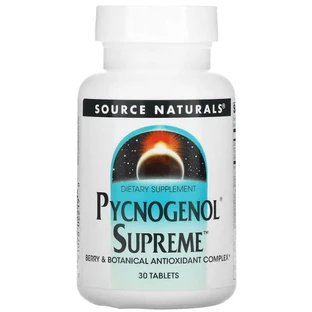 Пикногенол максимальный Source Naturals Pycnogenol Supreme, 30 таблеток