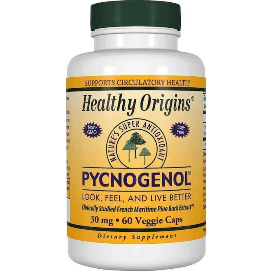 Пикногенол Healthy Origins Pycnogenol 30 мг, 60 капсул: цены и характеристики