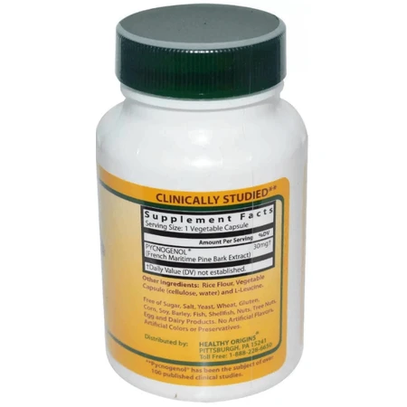 Пикногенол Healthy Origins Pycnogenol 30 мг, 60 капсул: цены и характеристики