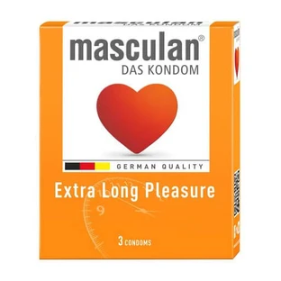 Презерватив Masculan Extra Long Pleasure Продлевают удовольствие, 3 шт