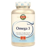 Омега-3 KAL Omega 3 Fish 180/120, , 1000 мг, 120 гелевых капсул