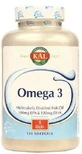 Омега-3 KAL Omega 3 Fish 180/120, , 1000 мг, 120 гелевых капсул