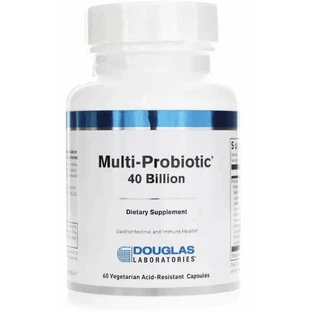 Поддержка кишечной флоры Douglas Laboratories Multi-Probiotic 40 млрд КОЕ, 60 вегетарианских кислоустойчивых капсул