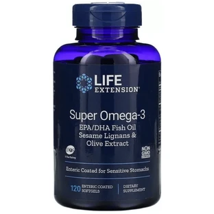 Омега-3 Life Extension Omega Foundations, 120 капсул