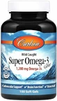 Омега-3, рыбий жир Carlson Omega-3 Gems Fish Gel 1200 мг, 100 капсул