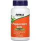 Мята перечная Now FoodsPeppermint Gels, 90 гелевых капсул