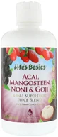 Нони, Мангостин, Годжи, Асаи Life Time Vitamins, 946 мл