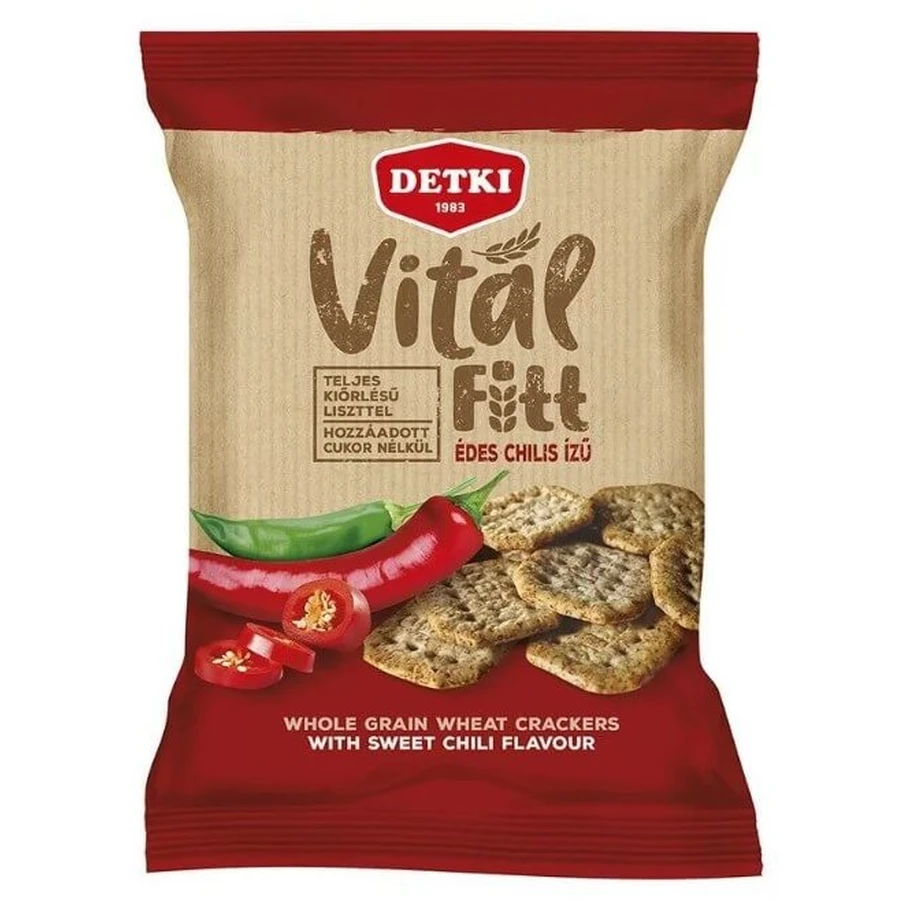 Печенье Detki Крекеры VITAL Fitt со сладким чили, 100 г: цены и характеристики