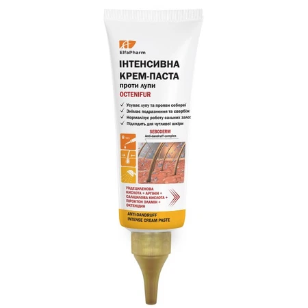 Интенсивная крем-паста против перхоти Elfa Pharm Octenifur 75 мл: цены и характеристики