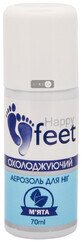 Аерозоль для ніг Happy Feet охолоджуючий М&#39;ята 70 мл