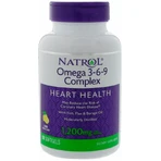 Омега 3-6-9 Natrol Omega 3-6-9 Complex 1200 мг, с лимонным вкусом, 90 капсул: цены и характеристики