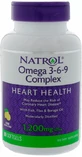 Омега 3-6-9 Natrol Omega 3-6-9 Complex 1200 мг, з лимонним смаком, 90 капсул
