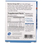 Омега-3 Carlson Maximum Omega 2000 мг, с натуральным вкусом лимона, 30 гелевых капсул: цены и характеристики