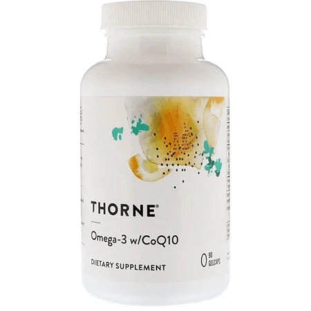 Омега-3 з Коензимом Q-10 Thorne Omega-3 w / CoQ10 , 90 капсул: ціни та характеристики