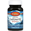 Норвезький риб'ячий жир Carlson Cod Liver Oil, 100 міні гелевих капсул