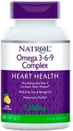 Омега 3-6-9 Natrol Omega 3-6-9 Complex 1200 мг, 60 гелевых капсул