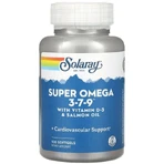 Омега 3-7-9 з вітаміном D-3 Solaray Super Omega 3-7-9, 120 гелевих капсул: ціни та характеристики