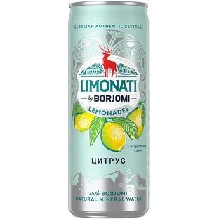 Лимонад Borjomi Limonati Цитрус 0.33 л