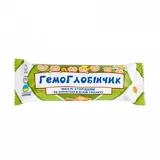 Гемоглобинчик батончик мюсли с орехами и курагой в белой глазури 40г