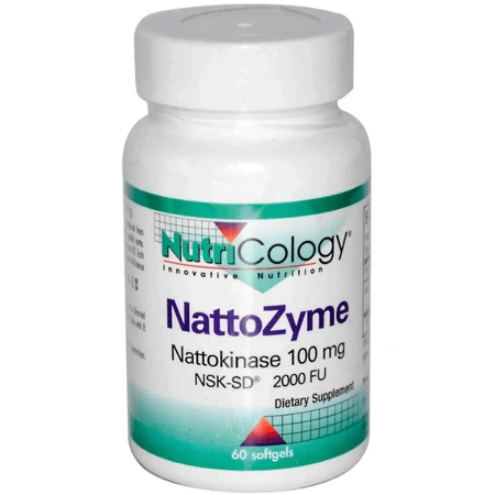 НаттоЗім Nutricology NattoZyme, 180 гелевих капсул: ціни та характеристики
