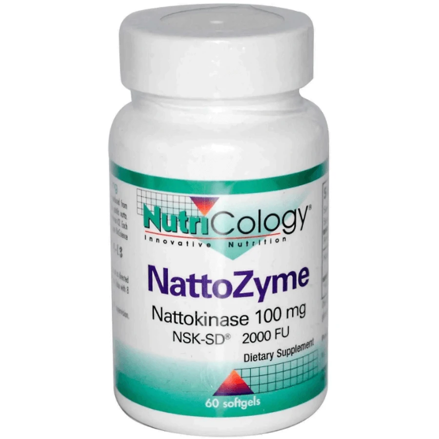 НаттоЗім Nutricology NattoZyme, 180 гелевих капсул: ціни та характеристики