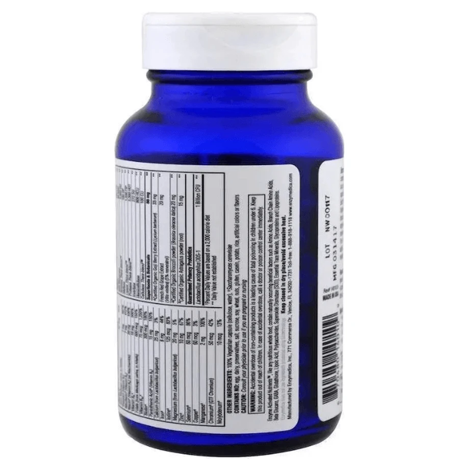 Мультивитамины и ферменты для женщин Enzymedica Multi-Vitamin Enzyme Nutrition, 60 капсул: цены и характеристики