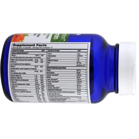 Мультивитамины и ферменты для женщин Enzymedica Multi-Vitamin Enzyme Nutrition, 60 капсул: цены и характеристики