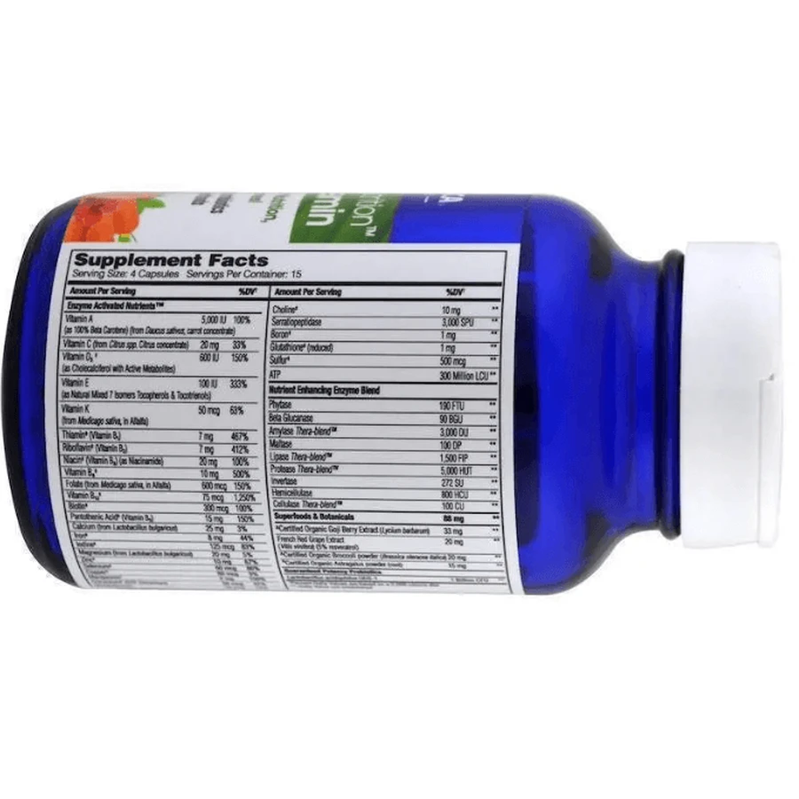 Мультивитамины и ферменты для женщин Enzymedica Multi-Vitamin Enzyme Nutrition, 60 капсул: цены и характеристики