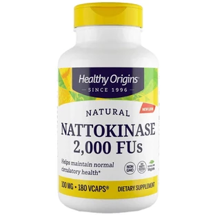 Наттокиназа Healthy Origins Nattokinase 2,000 FU's, 100 мг, 180 капсул