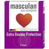Презервативы Masculan Особенно прочные с пузырьками Extra Double Protection 3 шт.