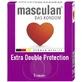 Презервативи Masculan Особливо міцні з пухирцями Extra Double Protection 3 шт.
