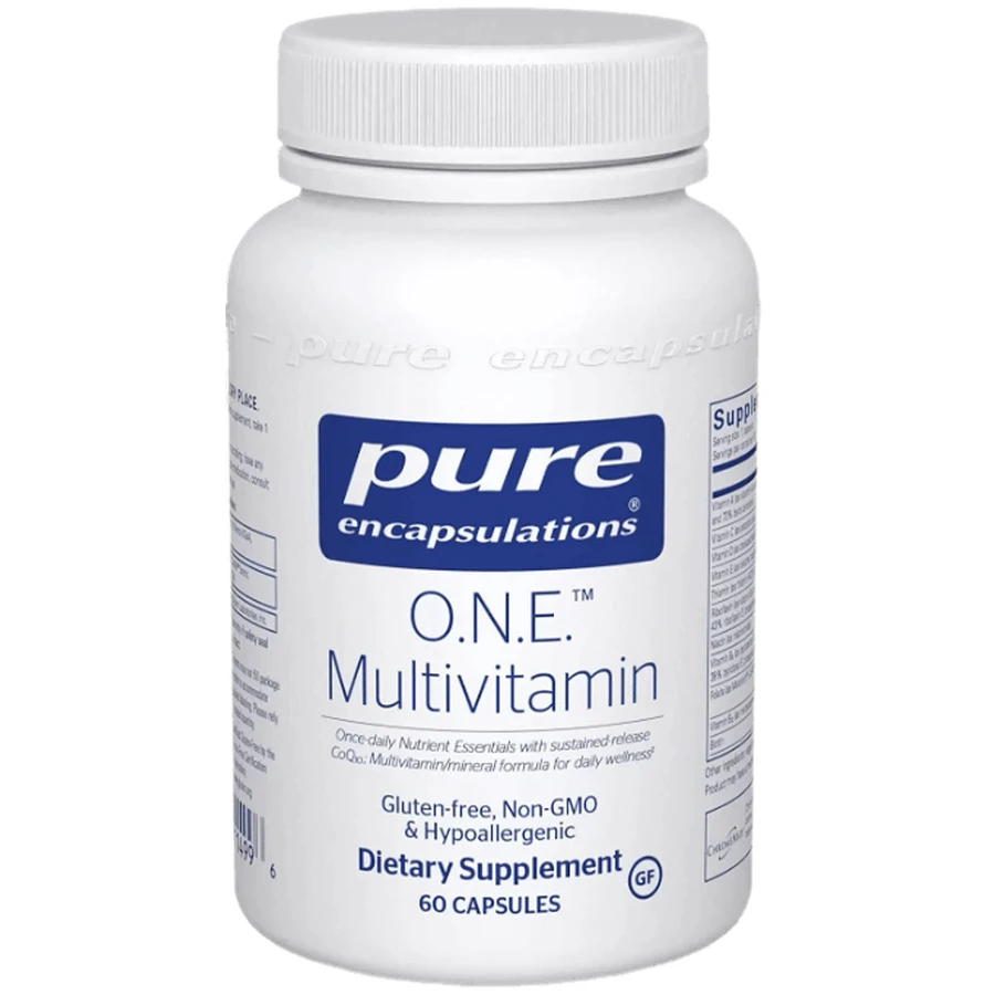 Мультивитамины и минералы Pure Encapsulations ONE Multivitamin, 1 в день, 60 капсул: цены и характеристики
