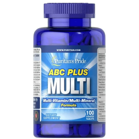 Мультивітаміни і мультимінерали Puritan's Pride ABC Plus Multi, 100 таблеток в оболонці: ціни та характеристики