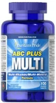 Мультивитамины и мультиминералы Puritan's Pride ABC Plus Multi, 100 таблеток в оболочке