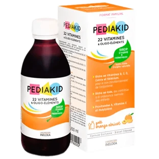 Мультивитамины и минералы для детей Pediakid 22 Vitamines & Oligo-Elements сироп, 250 мл