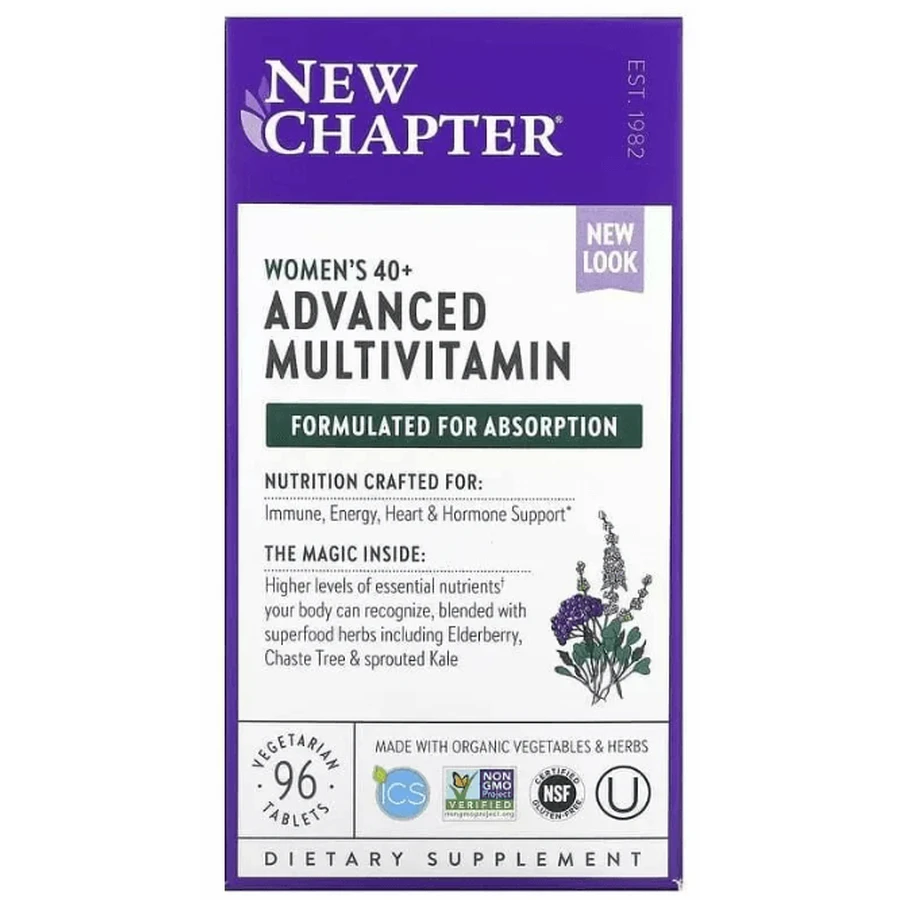 Мультивитамины для женщин II 40+ New Chapter Woman II Multivitamin, 96 таблеток: цены и характеристики