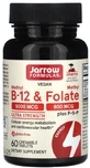 Метилфолат і метил B-12 Jarrow Formulas Methyl B-12 &amp; Methyl Folate, вишня, 60 льодяників