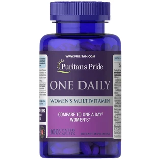 Мультивитамины для женщин Puritan's PrideWomen's Multivitamin, 1 в день, 100 каплет