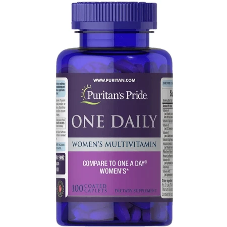 Мультивитамины для женщин Puritan's PrideWomen's Multivitamin, 1 в день, 100 каплет: цены и характеристики