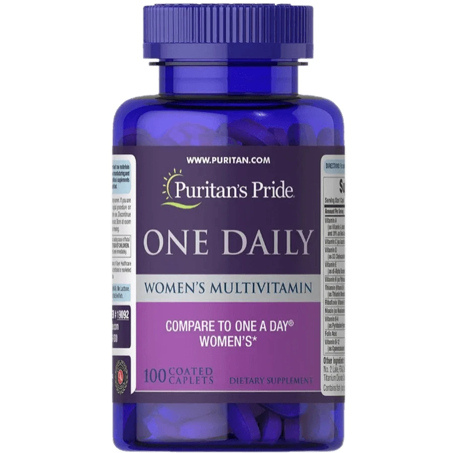 Мультивитамины для женщин Puritan's PrideWomen's Multivitamin, 1 в день, 100 каплет: цены и характеристики
