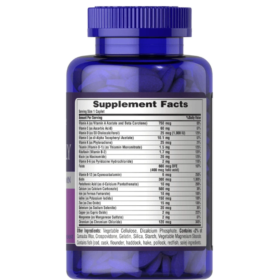 Мультивитамины для женщин Puritan's PrideWomen's Multivitamin, 1 в день, 100 каплет: цены и характеристики
