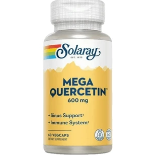 Мега Кверцетин Solaray Mega Quercetin, 60 капсул