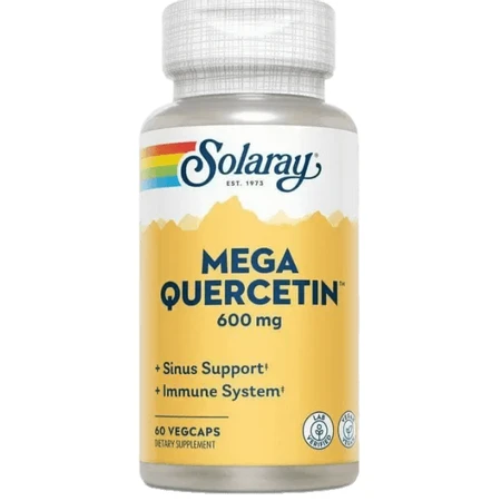 Мега Кверцетин Solaray Mega Quercetin, 60 капсул: ціни та характеристики
