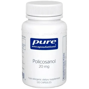 Полікозанол Pure Encapsulations Policosanol 20 мг, 120 капсул
