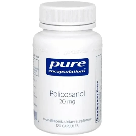 Поликозанол Pure Encapsulations Policosanol 20 мг, 120 капсул: цены и характеристики