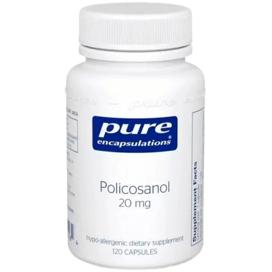 Поликозанол Pure Encapsulations Policosanol 20 мг, 120 капсул: цены и характеристики